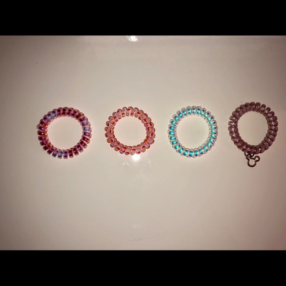 Pack of four no-mark hair ties - Picture 2 of 2